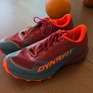 Dynafit Red and Orange Running Shoes Men’s 9.5